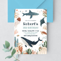 Unter dem Meer Whale Schildkrötenhai 1. Geburtstag