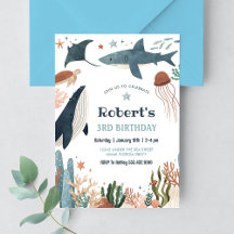 Unter dem Meer Whale Schildkrötenhai 1. Geburtstag