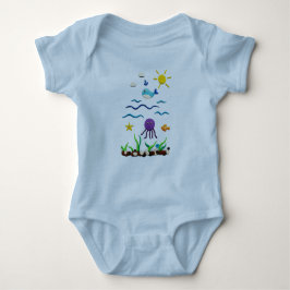 Unter dem Meeresfisch Adventure Baby Bodysuit Baby Strampler