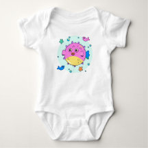 Unter dem Meeresfisch Adventure Baby Bodysuit