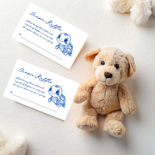Unter dem Meeresschildkröten-Baby-Shower-Windel-Ra Begleitkarte