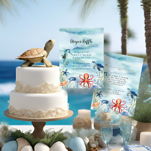 Unter dem Meeresschildkrötenschutzschildkröten-Win Begleitkarte