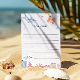 Unter dem Meeresspiegel 1. Geburtstagszeit Kapseln Einladung