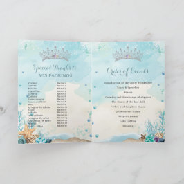 Unter dem Meeresstrand Quinceañera XV Veranstaltun Programm