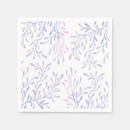 Unter dem Meeresthema Birthday Meerjungfrau Girl O Serviette