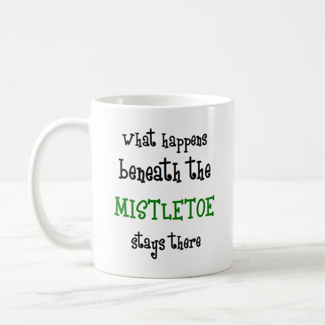 unter dem Mistelon Kaffeetasse (Links)