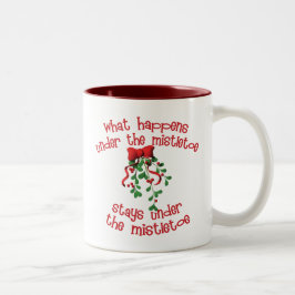 Unter dem Mistelzweig Zweifarbige Tasse
