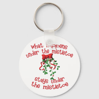 Unter dem Mistletoe Schlüsselanhänger