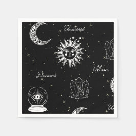 Unter dem Mond Celestial Napkins Serviette