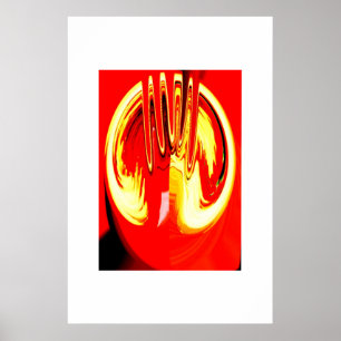 Unter dem Motto "Feuerkunst" Poster