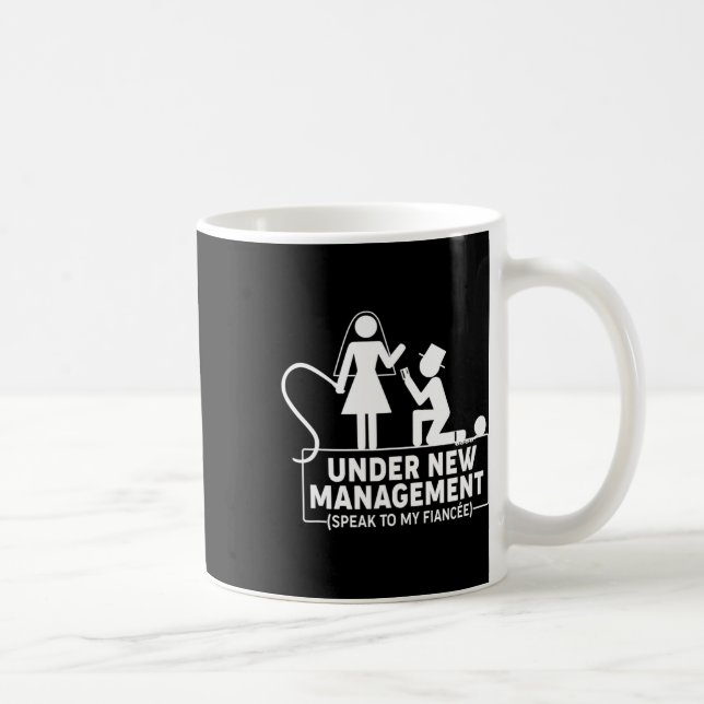 Unter dem neuen Management-Bachelor-Party-Favorite Kaffeetasse (Rechts)