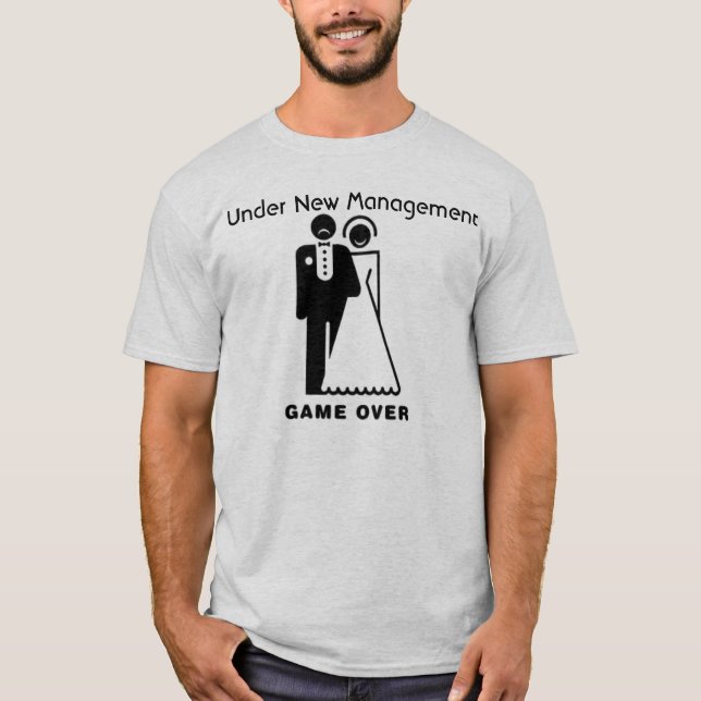 Unter dem neuen Management-Game Over T - Shirts (Vorderseite)