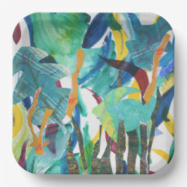 Unter dem Party, Papierplatte Pappteller