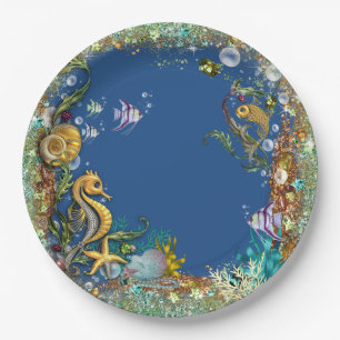 Unter dem Party Pappteller