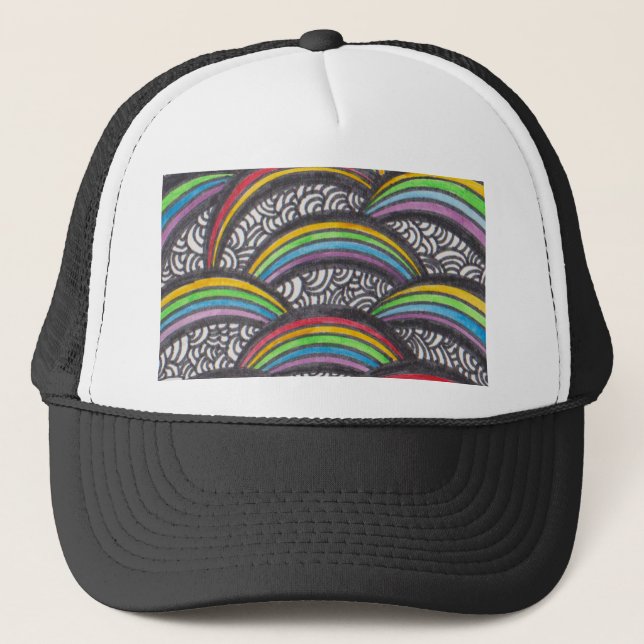 Unter dem Regenbogen Truckerkappe (Vorderseite)
