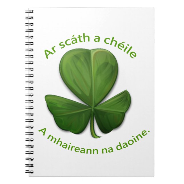 Unter dem Schutz der anderen überleben Menschen Notizblock (Vorderseite)