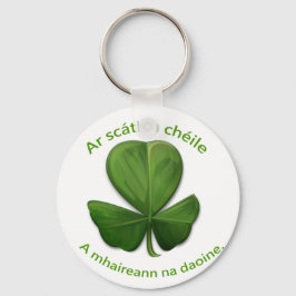 Unter dem Schutz der anderen überleben Menschen Schlüsselanhänger