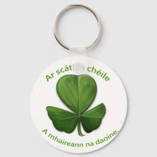 Unter dem Schutz der anderen überleben Menschen Schlüsselanhänger