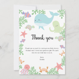 Unter dem Sea Baby Duwer Danke Kawaii Pastel