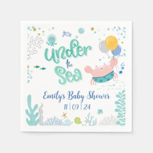 Unter dem Sea Baby Shower Cocktail Napkins Serviette