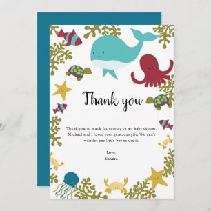 Unter dem Sea Baby Shower Danke Kawaii