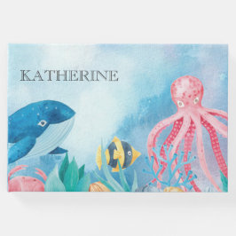 Unter dem Sea Baby Shower Guest Book Gästebuch