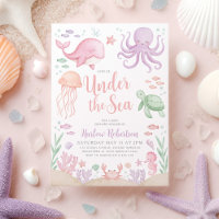 Unter dem Sea Baby Shower Ocean Girl