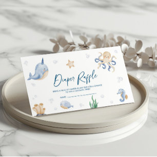 Unter dem Sea Baby Shower Windschutzscheibe Begleitkarte