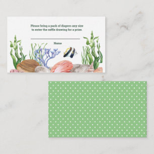 Unter dem Sea Baby Shower Windschutzscheibe Begleitkarte