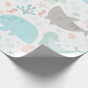 Unter dem Sea Baby Wrapping Paper Geschenkpapier