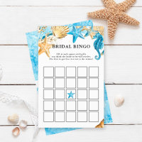 Unter dem Sea Bridal Bingo Brautparty Game