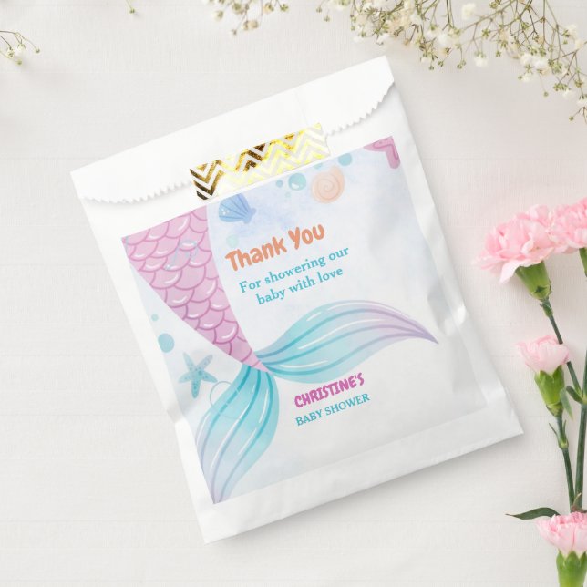 Unter dem Sea Mermaid Baby Dusche Party Geschenktütchen (Versiegelt)