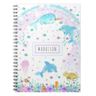 Unter dem Sea Spiral Notebook Notizblock