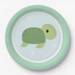 Unter dem Seegeburtstags-Party Pappteller