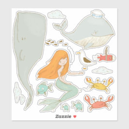 Unter dem Set der Meerjägersticker Aufkleber