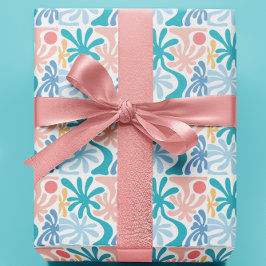 Unter dem Thema "Palms Sommer" Geschenkpapier
