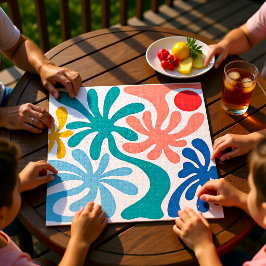 Unter dem Thema "Palms Sommer" Puzzle