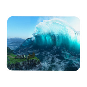 Unter dem Wave Flexible Magnet