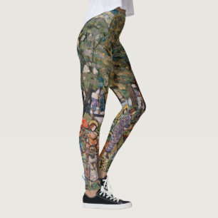 Unter den Bäumen von Maurice Prendergast, Fine Art Leggings