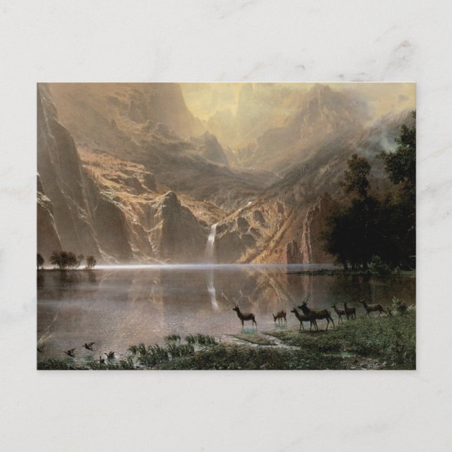 Unter den Bergen der Sierra Nevada Postkarte (Vorderseite)