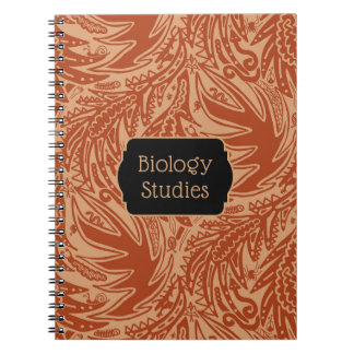 Unter den Blättern Biologie-Studien-Schule Notizblock