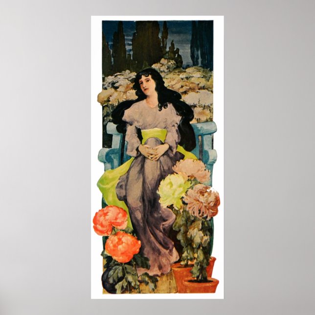 Unter den Chrysanthemen Poster (Vorne)