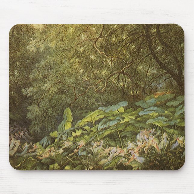 Unter den Dock-Blätter von Richard Doyle, Fairy Ar Mousepad (Vorne)