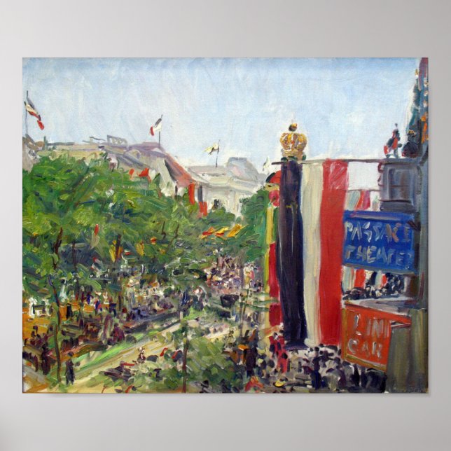 Unter den Linden Poster (Vorne)