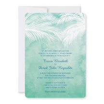Unter den Palmen | Wasserfarbenhochzeit