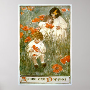 Unter den Poppies 1904 Poster