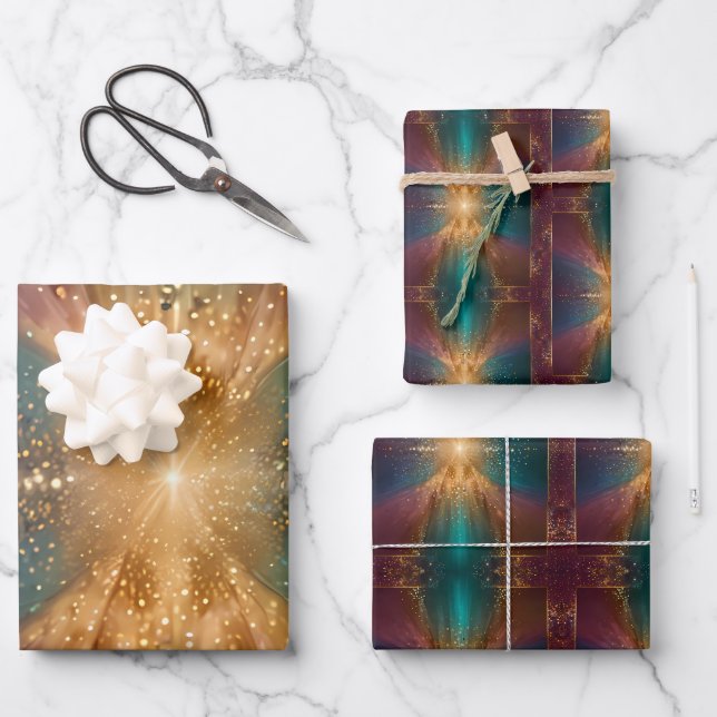 "Unter den Sternen: Eine Feier der Liebe" Geschenkpapier Set (Vorderseite)