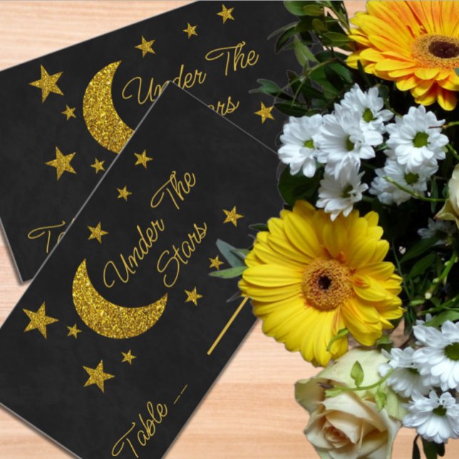 Unter den Sternen Geburtstag Platzkarte (Von Creator hochgeladen)