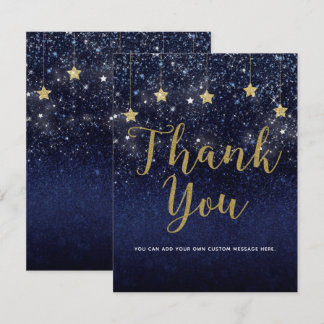 Unter den Sternen Starry Night Gold Blue Vielen Da Einladung