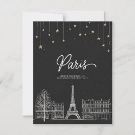 Unter den Sternen von Paris Einladung